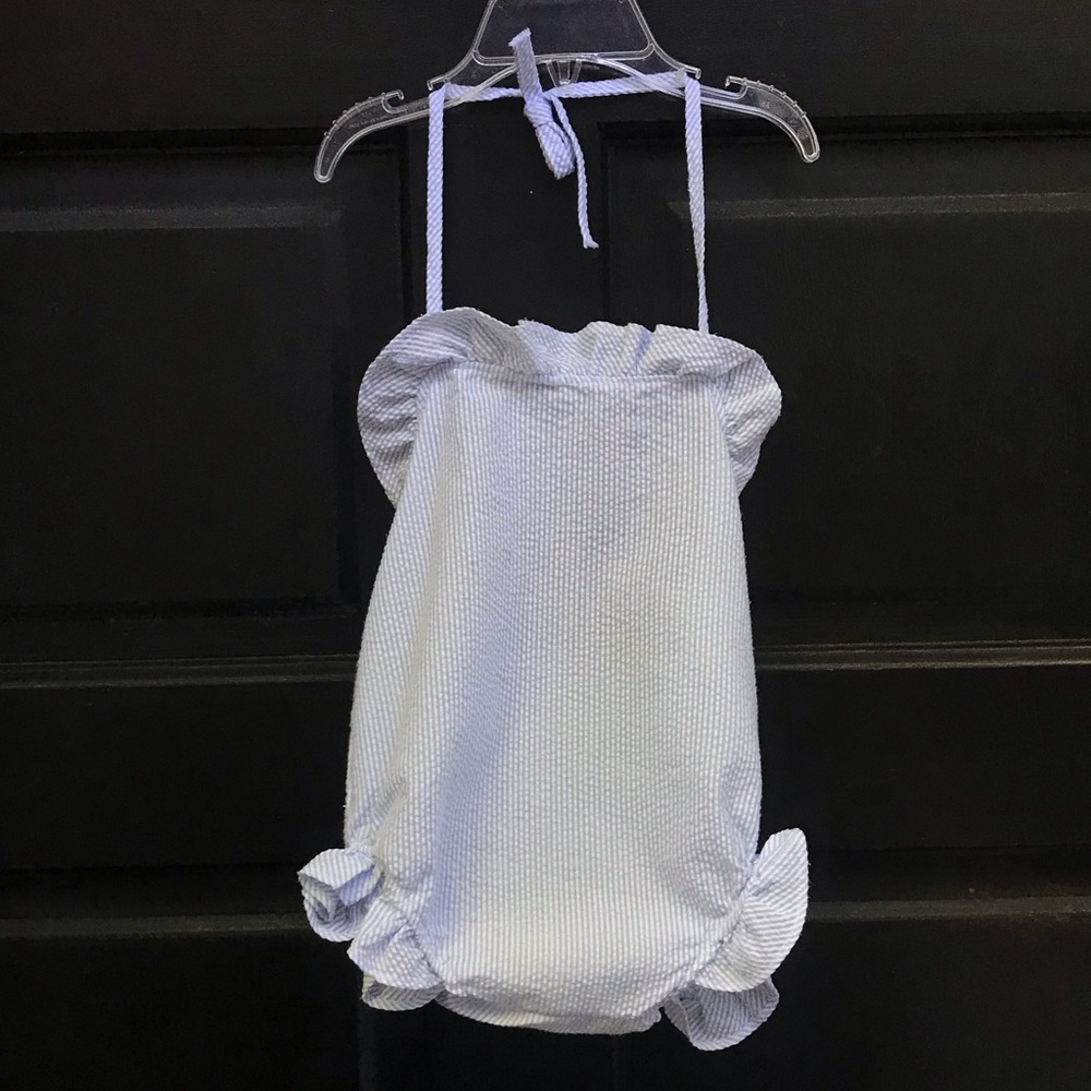 Striped romper for baby girl 18/24